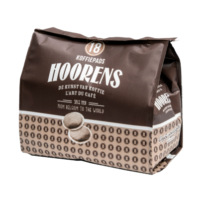 Hoorens Koffiepads Mokka met Italiano koffie – 18 stuks