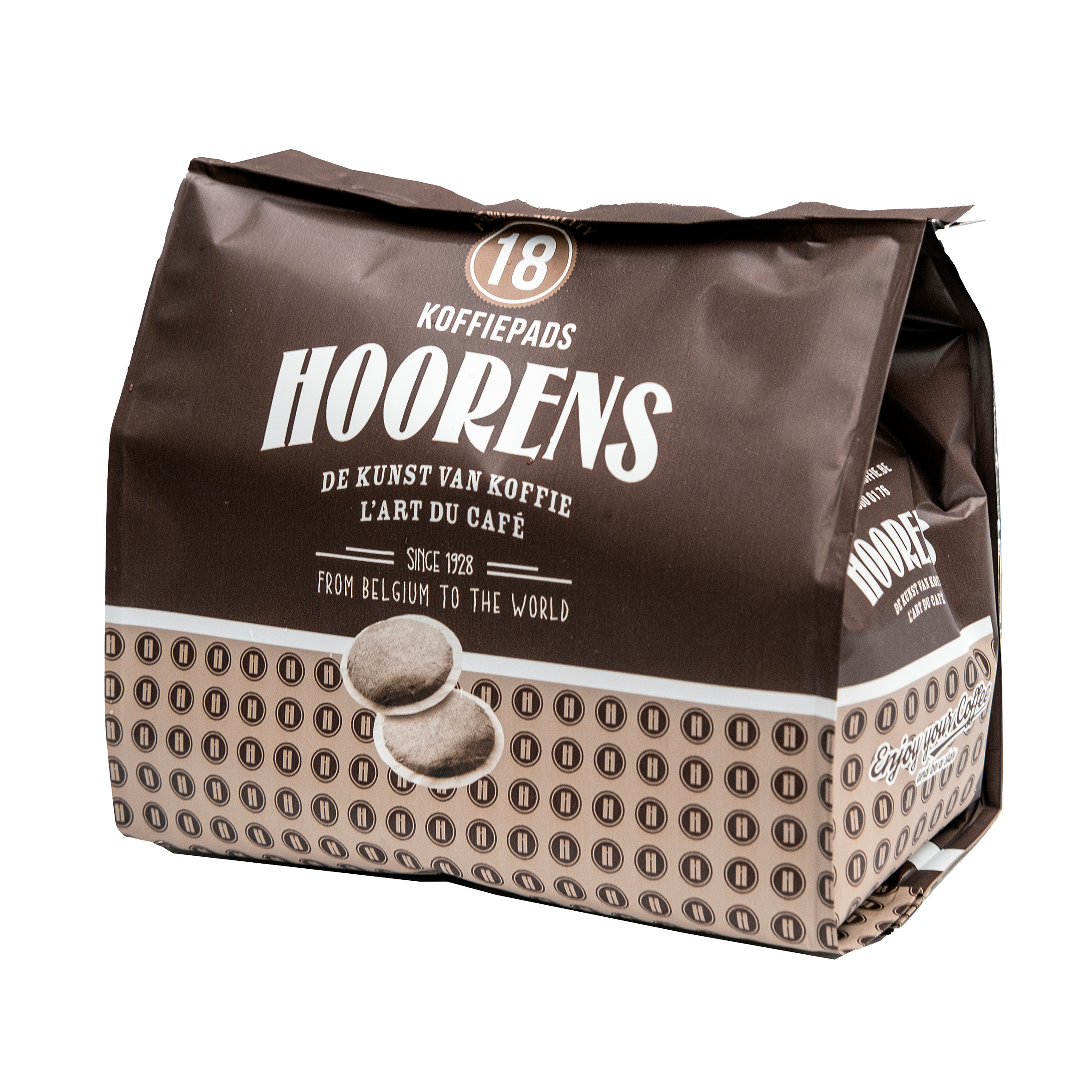 Hoorens Koffiepads Mokka met Italiano koffie – 18 stuks