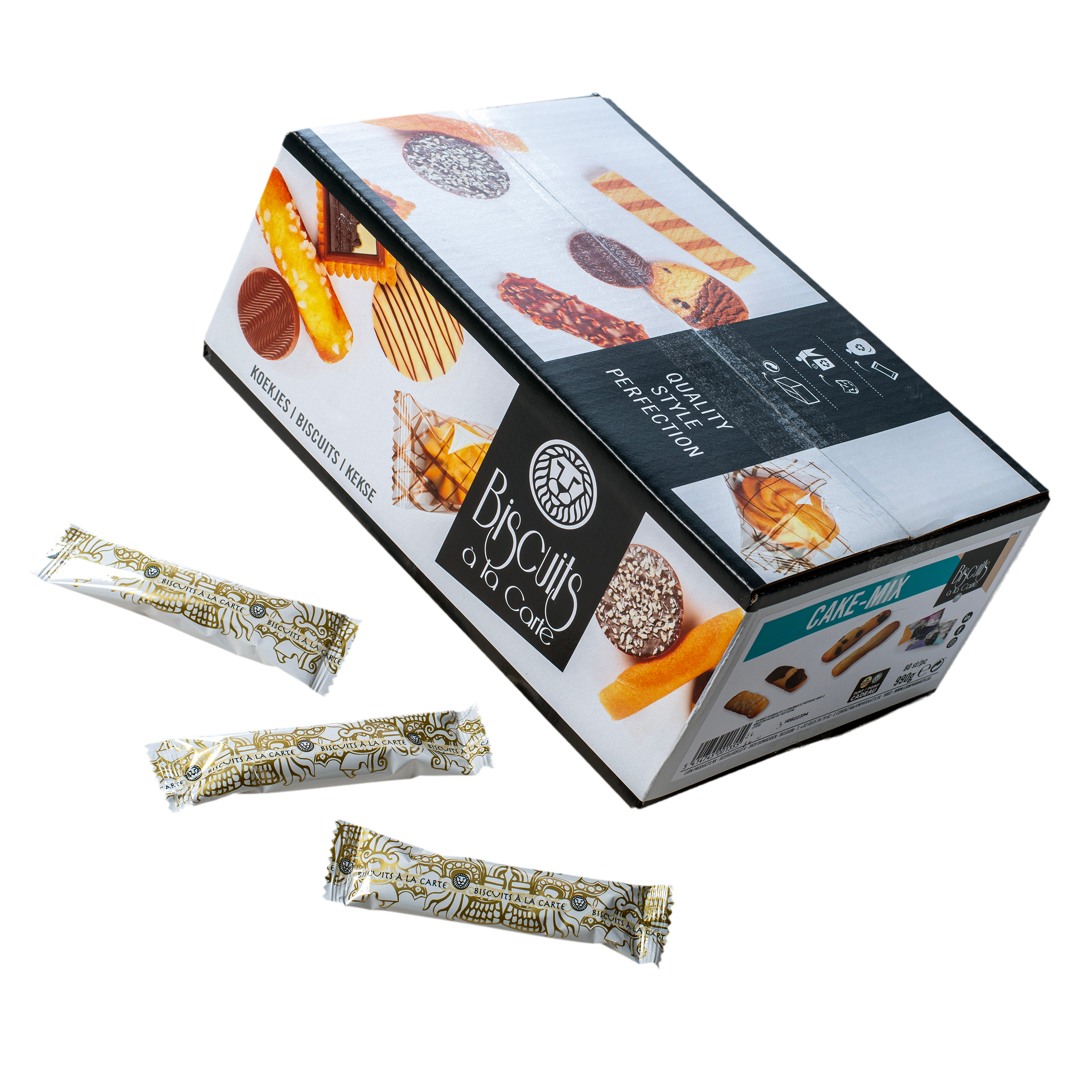 Individueel verpakte cakejes voor bij de koffie – 80 stuks - Afbeelding 3