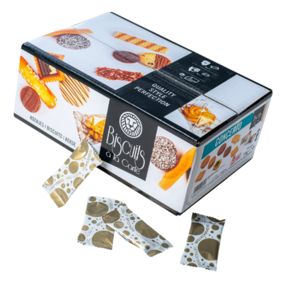 Concerto koekjes voor bij de koffie, assortimentsdoos met 120 individueel verpakte koekjes