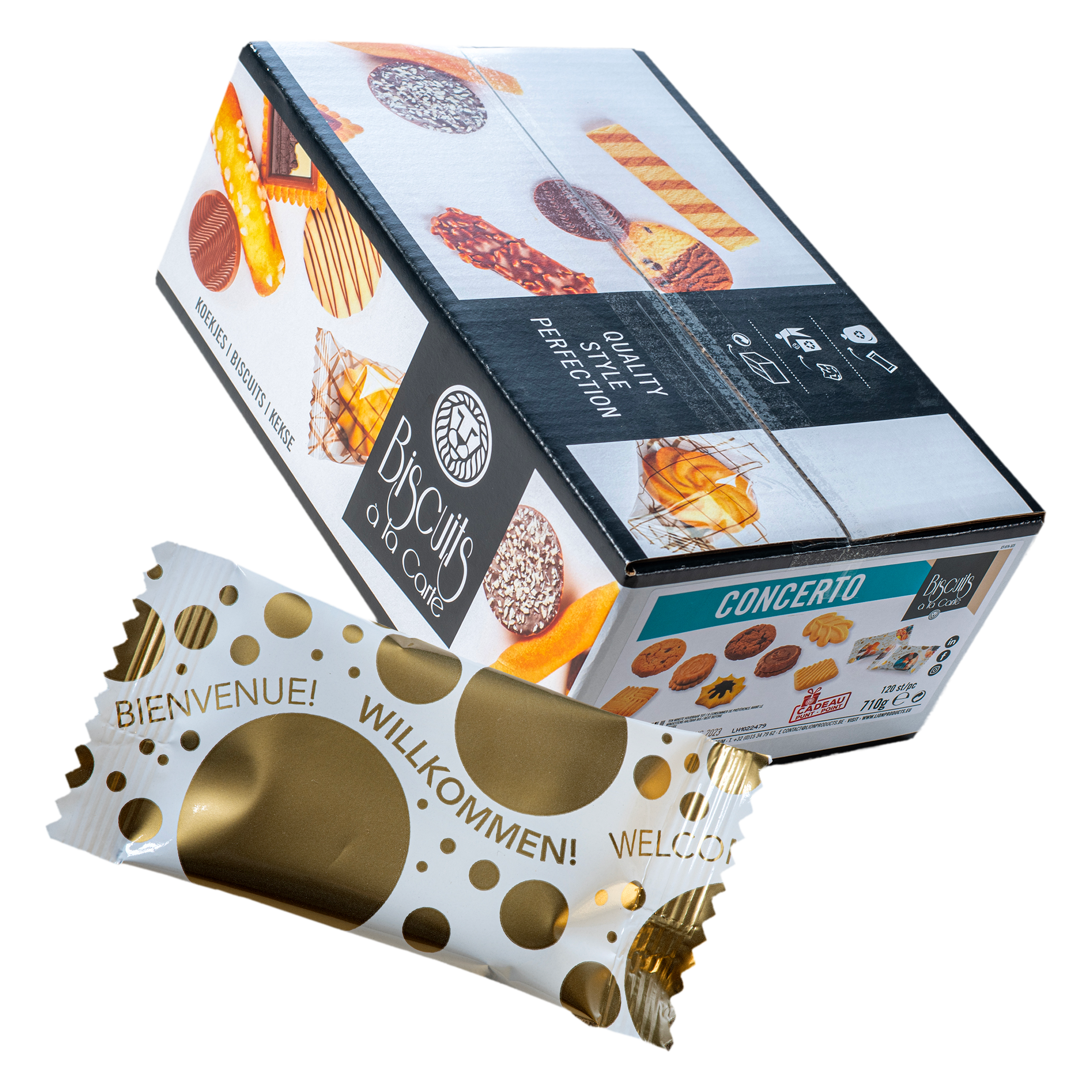 Concerto koekjes voor bij de koffie – 120 stuks - Afbeelding 3