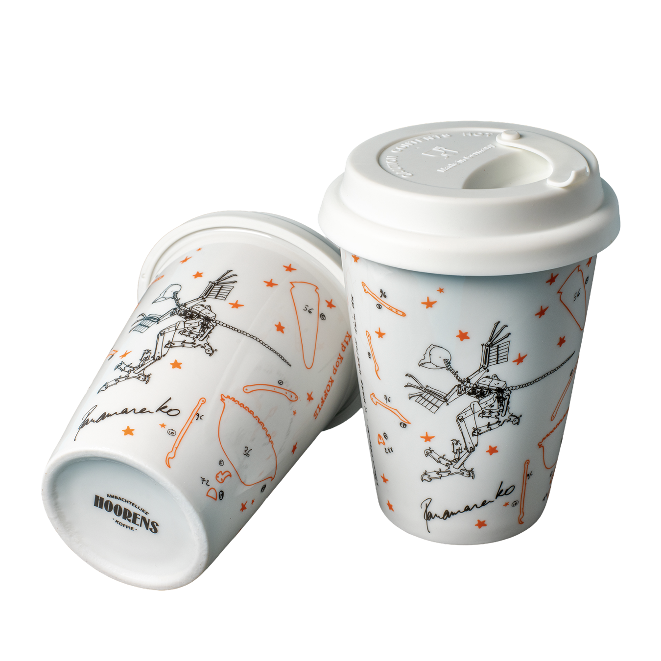 Koffietas Take Away Panamarenko “Archaeopteryx” - Afbeelding 3