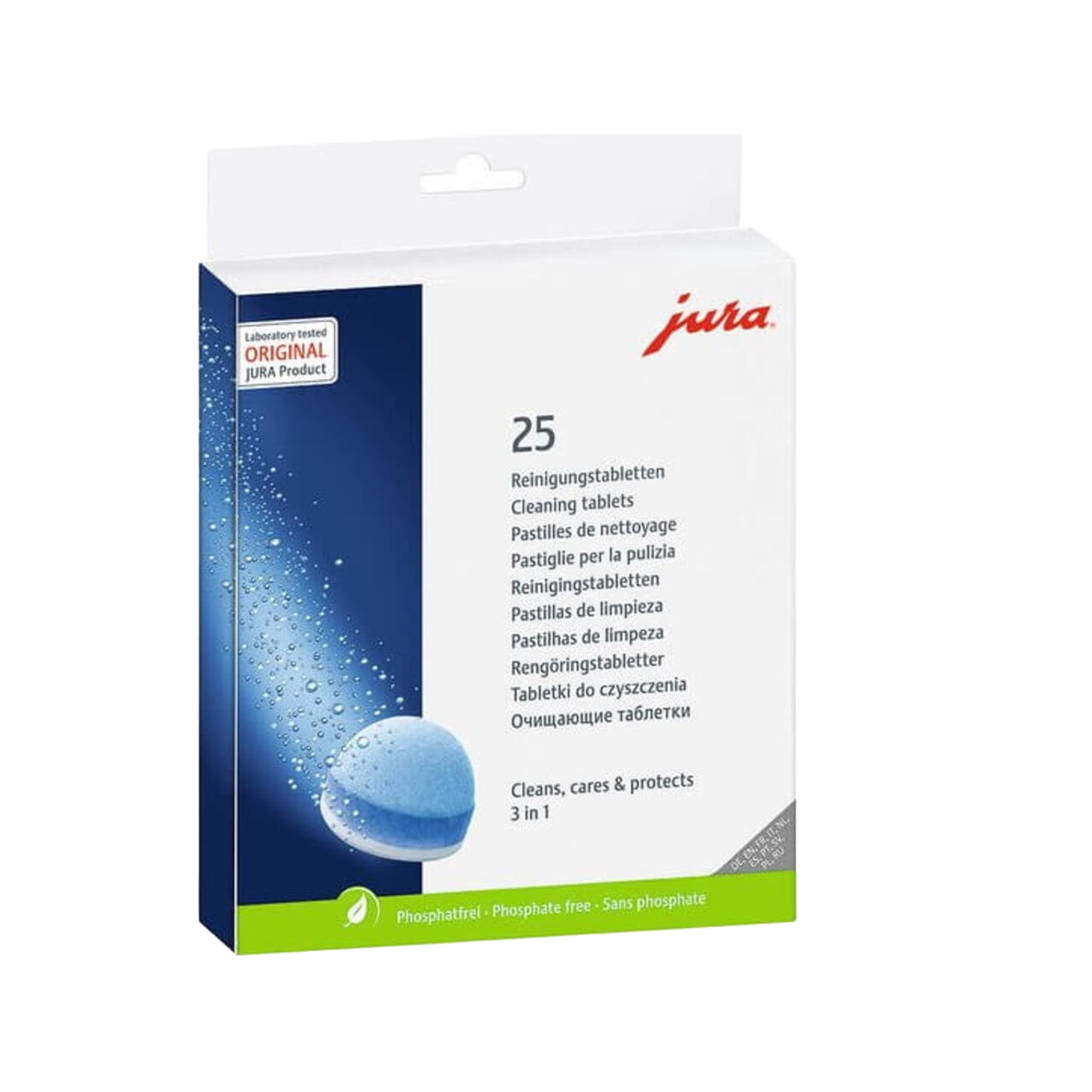 Jura 3 fase reinigingstabletten blisterverpakking 25 stuks - 25045