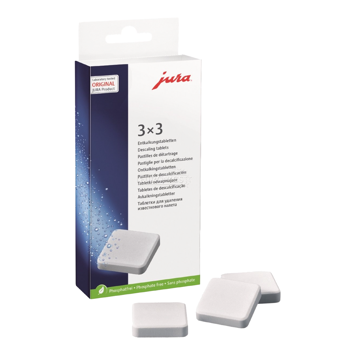 Jura ontkalkingstabletten 2 in 1 - Doosje van 3x3 (61848)