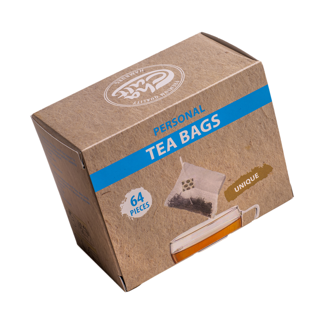 ChaCult theezakjes voor losse thee 64 stuks