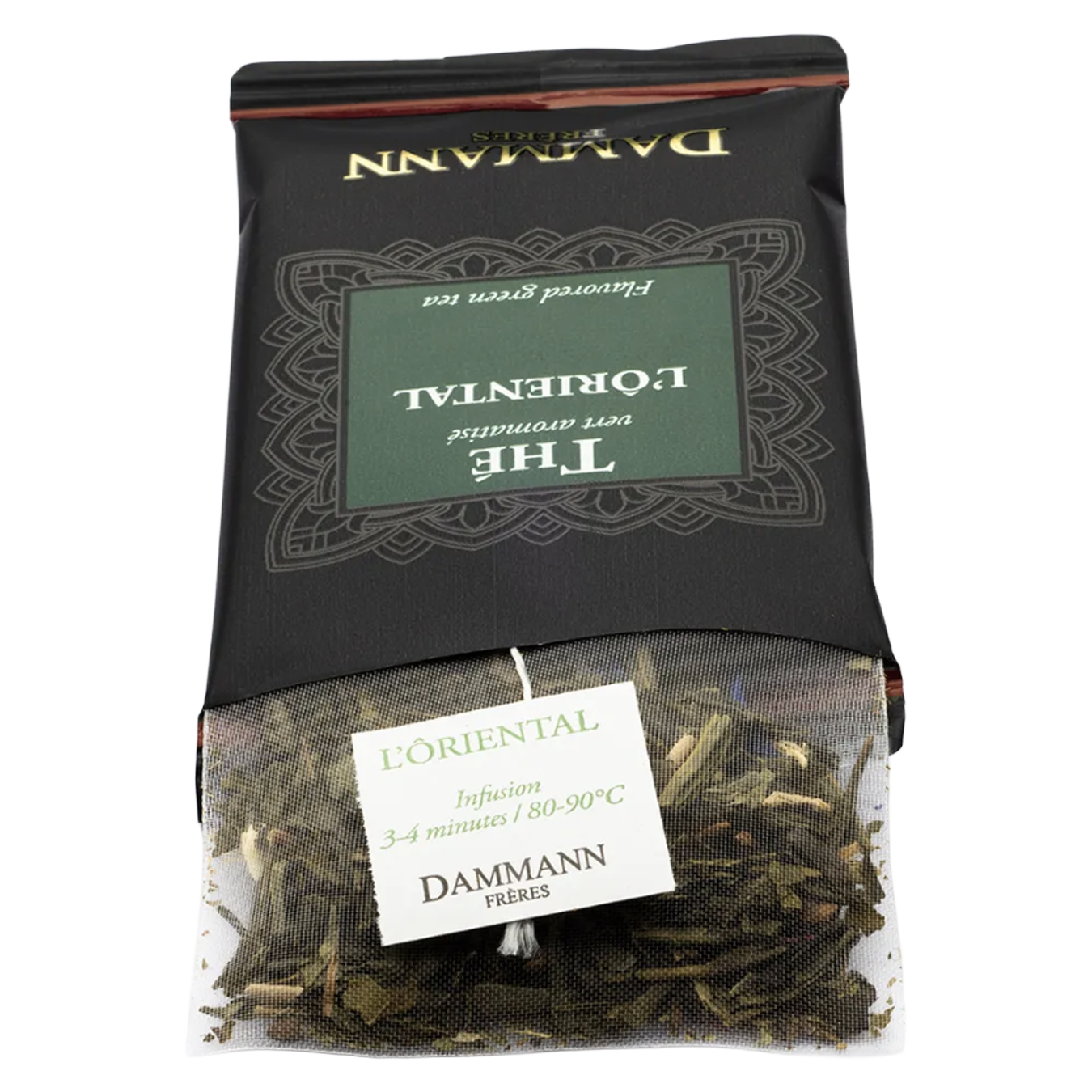 Dammann L’Ôriental groene thee – 24 Cristal theebuiltjes