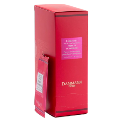 Dammann Passion Framboise – 24 Cristal theebuiltjes