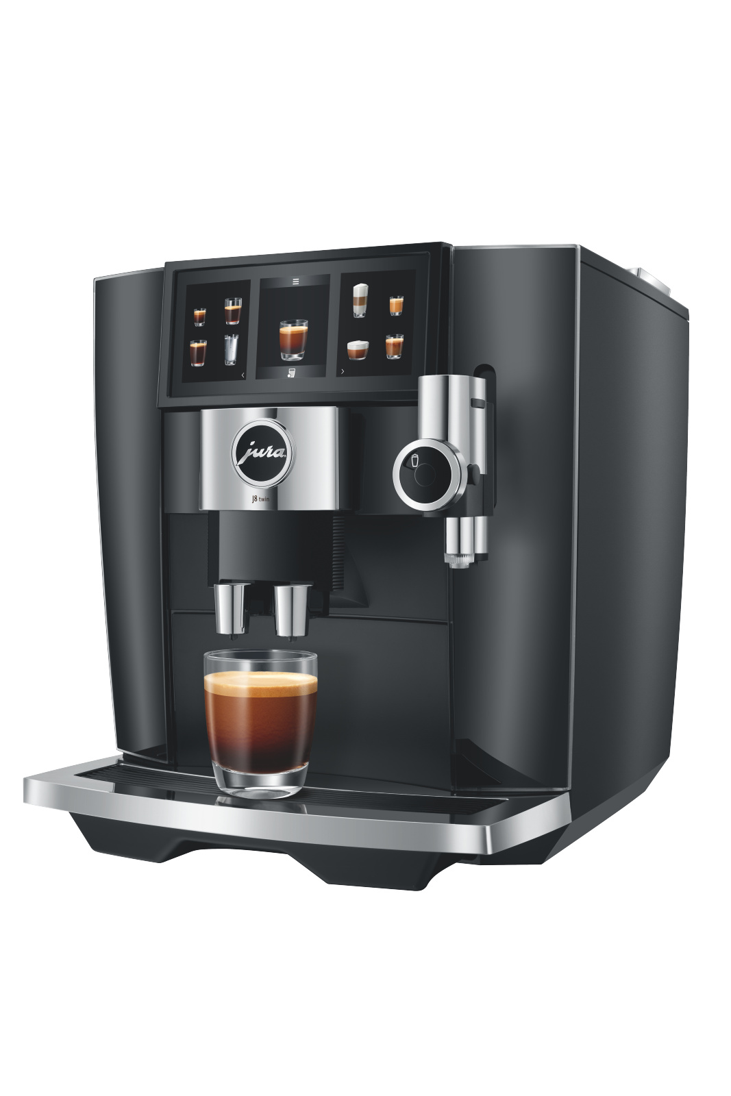Jura J8 Twin Diamond Black EA koffiemachine met gratis proefpakket koffie - Afbeelding 5
