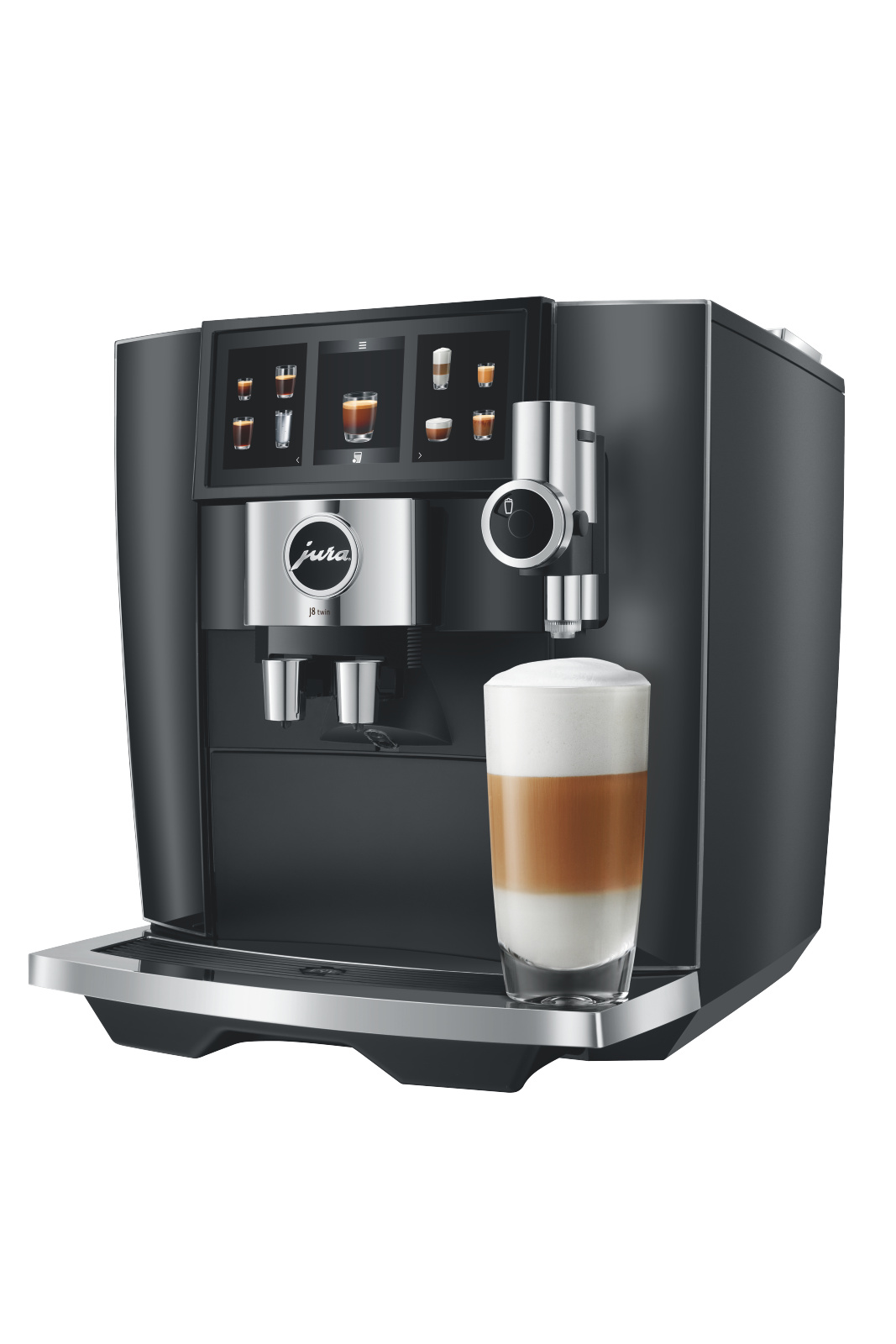 Jura J8 Twin Diamond Black EA koffiemachine met gratis proefpakket koffie - Afbeelding 6