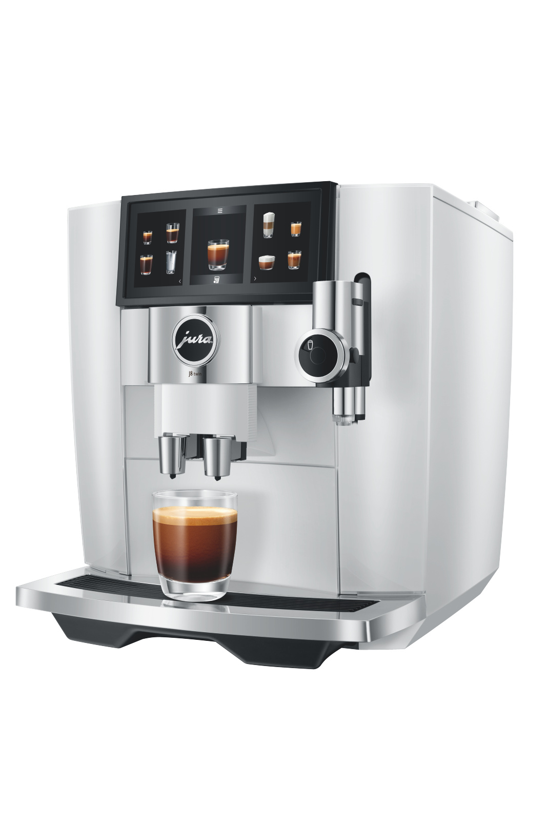 Jura J8 Twin Diamond White EA koffiemachine met gratis proefpakket koffie - Afbeelding 5