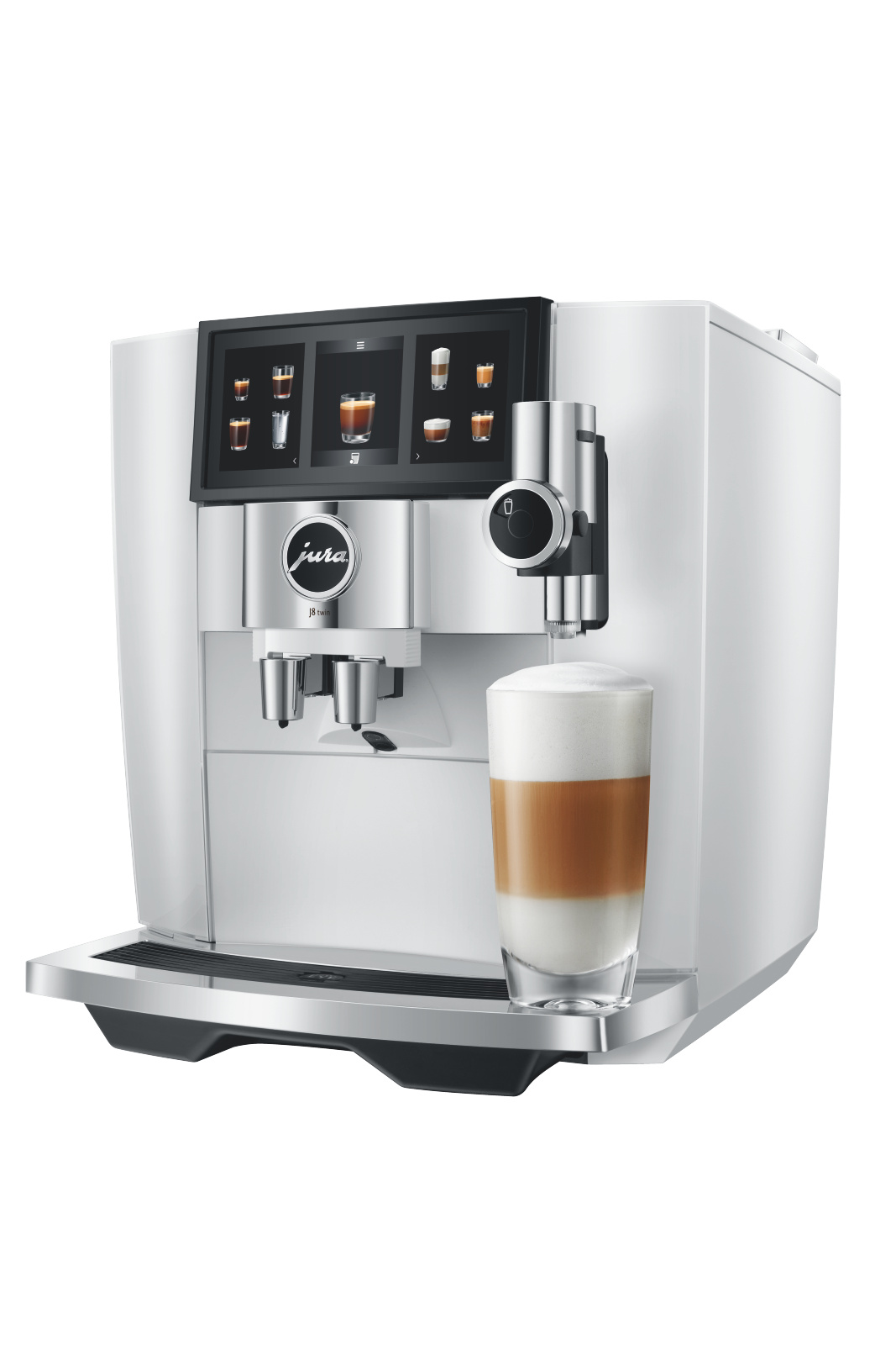 Jura J8 Twin Diamond White EA koffiemachine met gratis proefpakket koffie - Afbeelding 6
