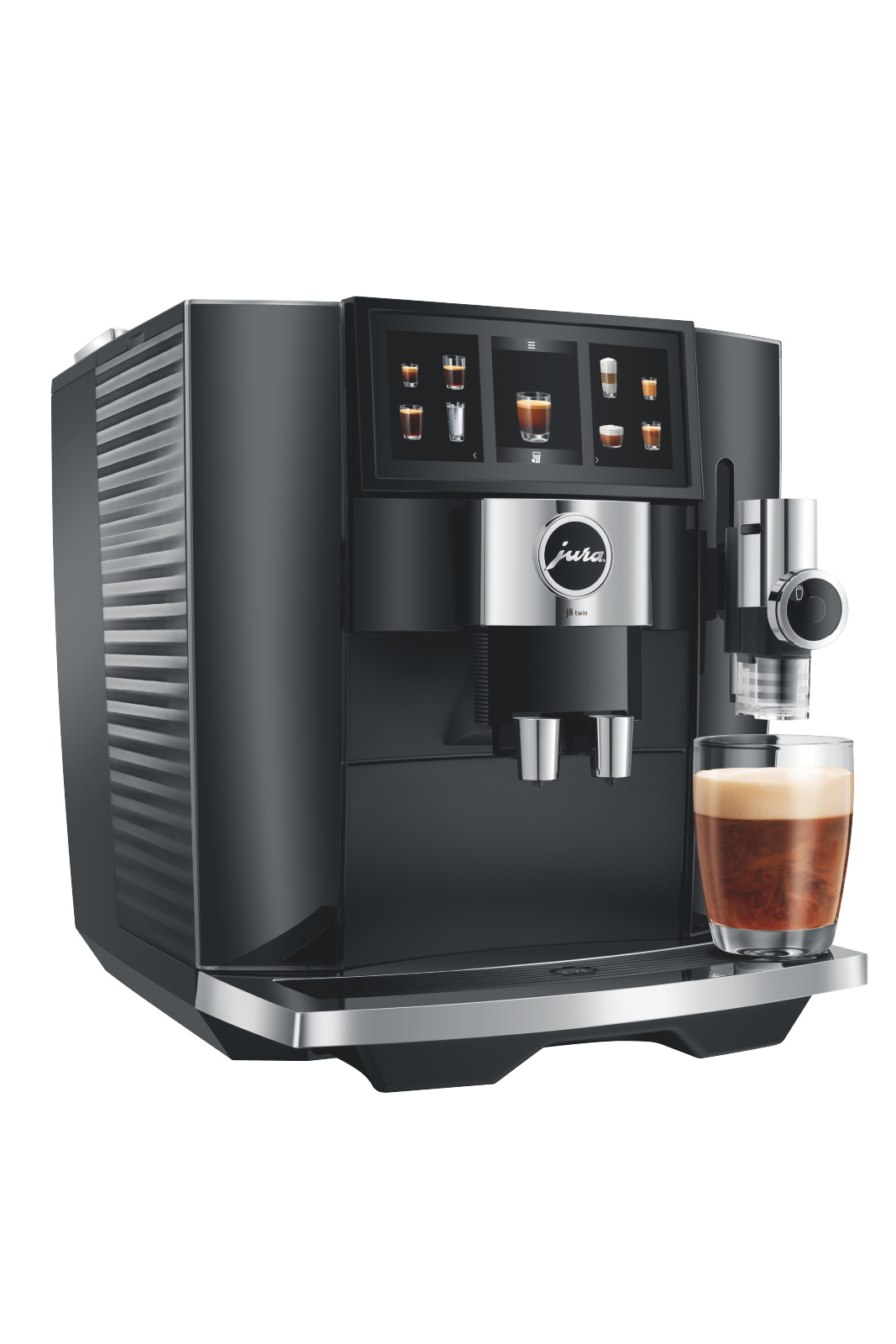 Jura J8 Twin Diamond Black EA koffiemachine met gratis proefpakket koffie - Afbeelding 4