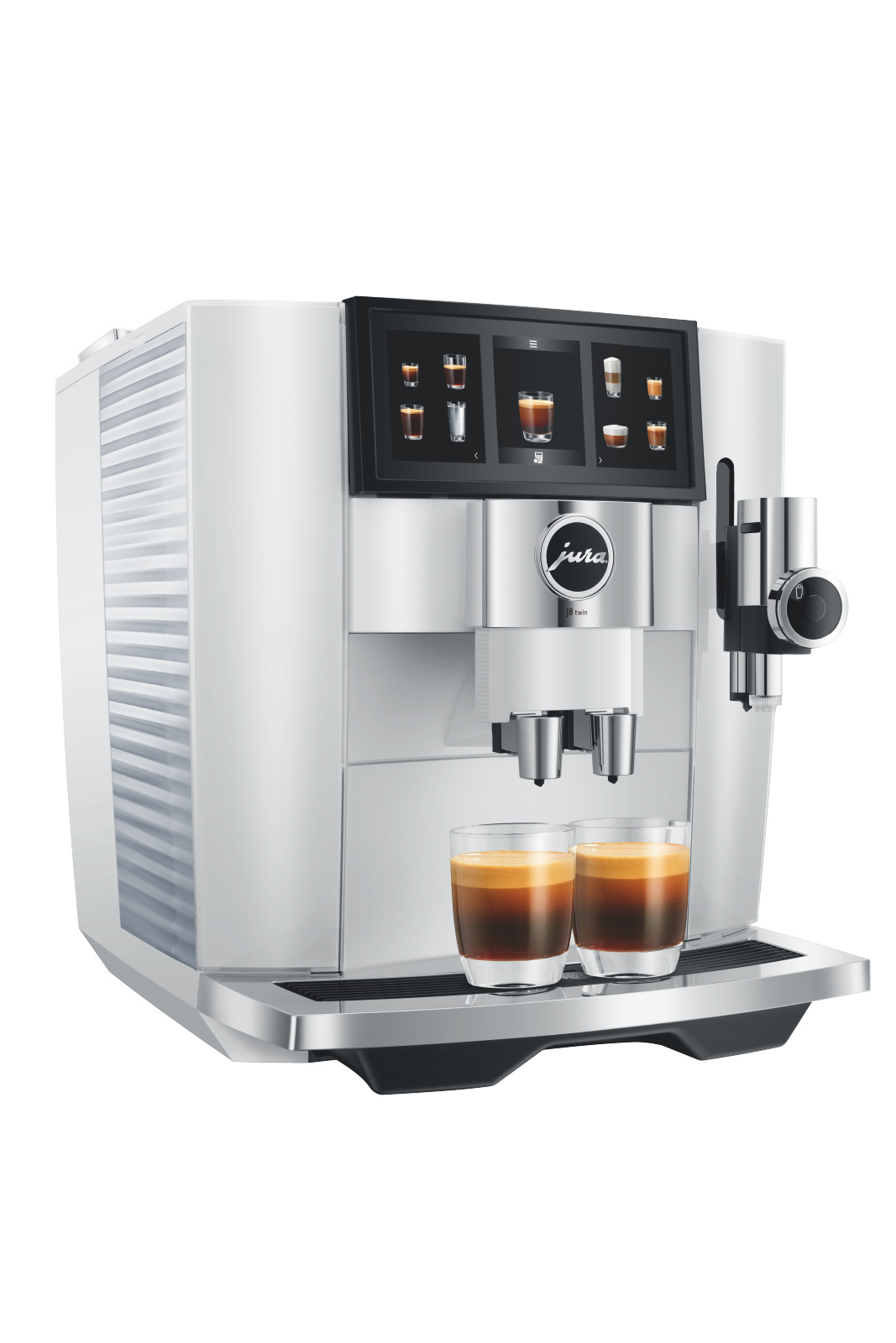 Jura J8 Twin Diamond White EA koffiemachine met gratis proefpakket koffie - Afbeelding 3