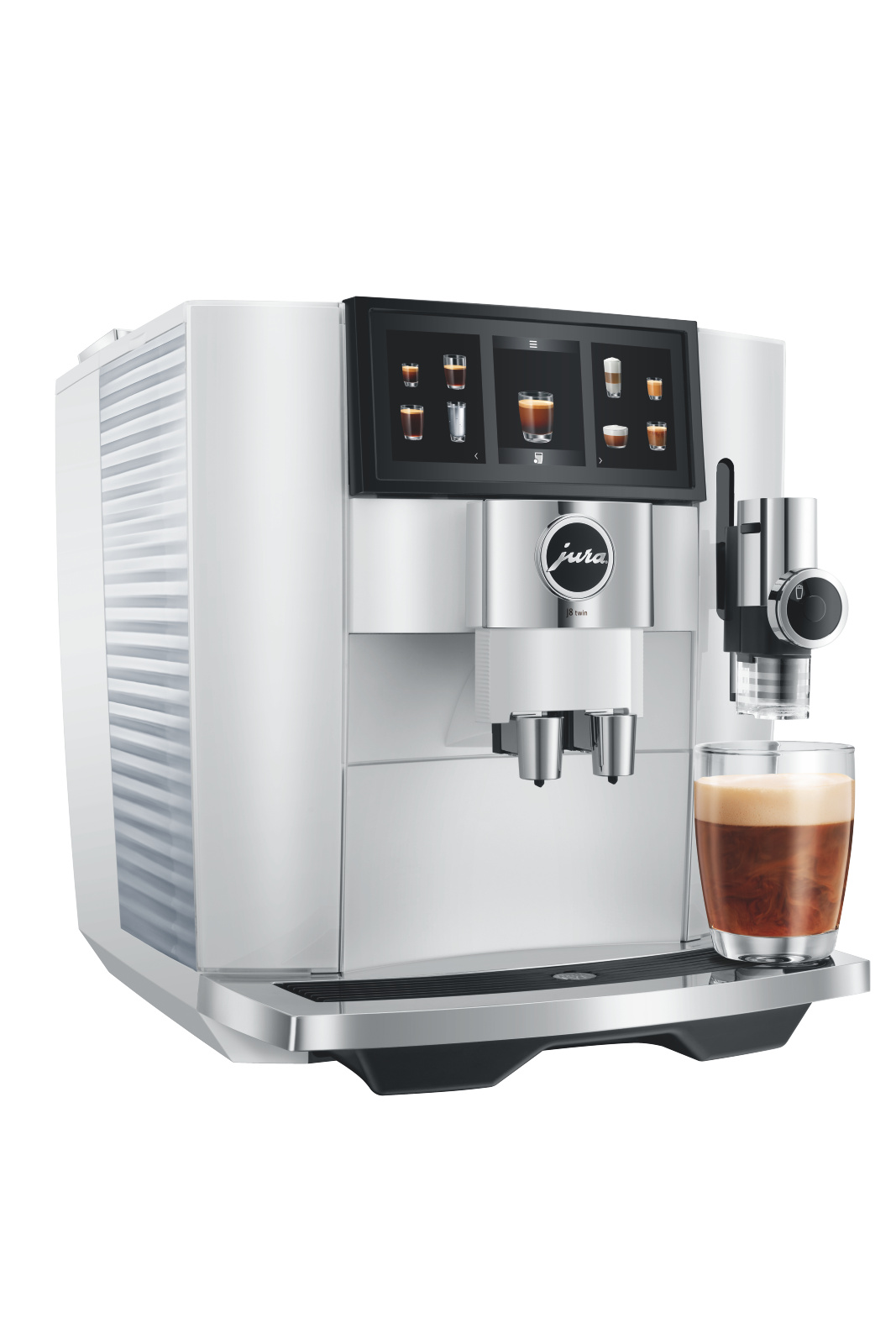 Jura J8 Twin Diamond White EA koffiemachine met gratis proefpakket koffie - Afbeelding 4
