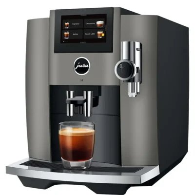 Jura S8 Dark inox EB koffiemachine met gratis proefpakket koffie