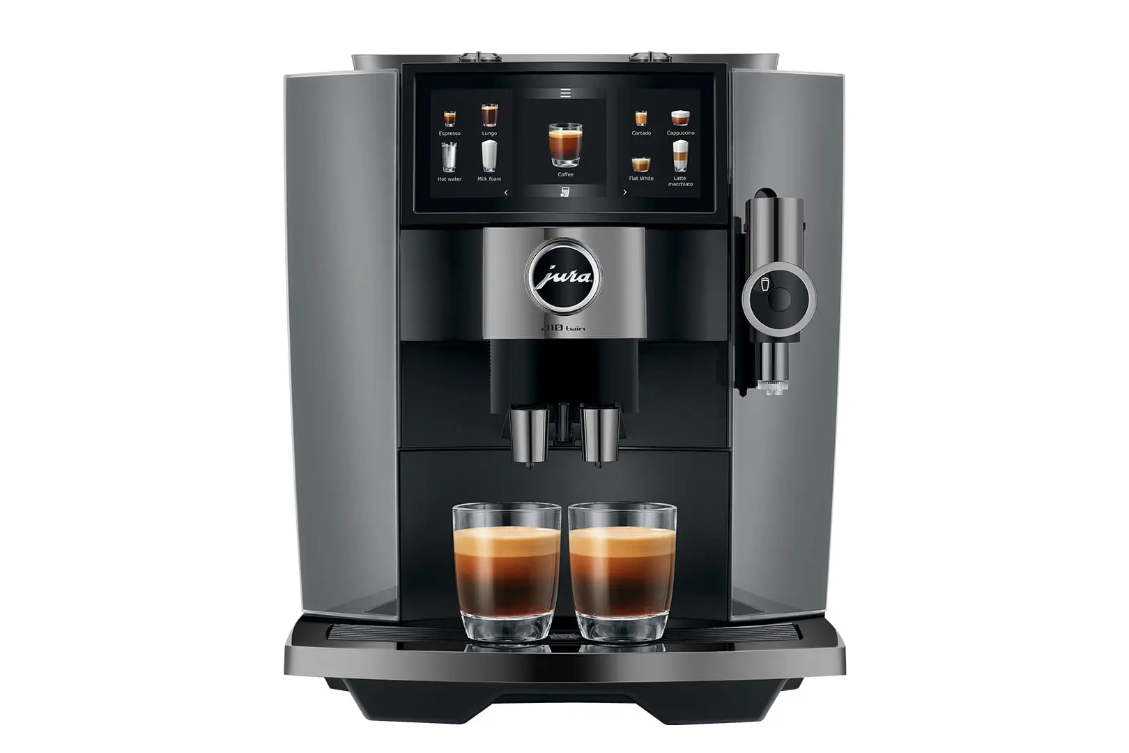 Jura J10 Twin Diamond Onyx EA koffiemachine met gratis proefpakket koffie - Afbeelding 2