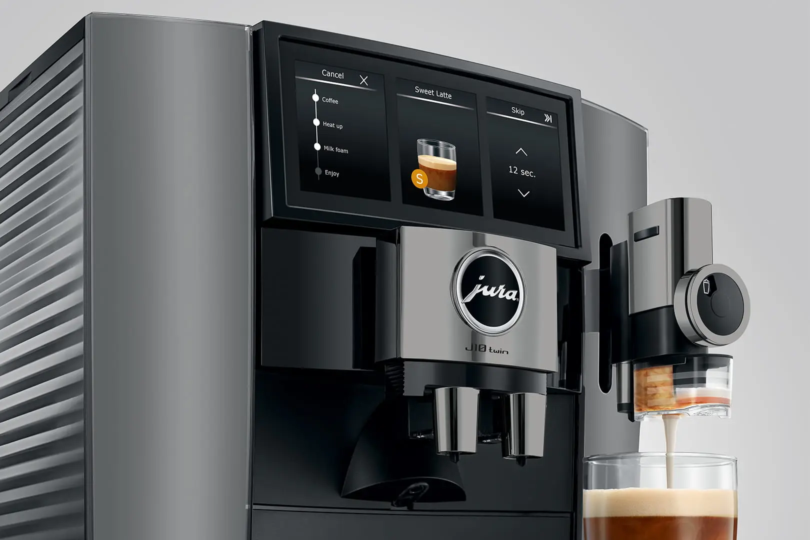 Jura J10 Twin Diamond Onyx EA koffiemachine met gratis proefpakket koffie - Afbeelding 7