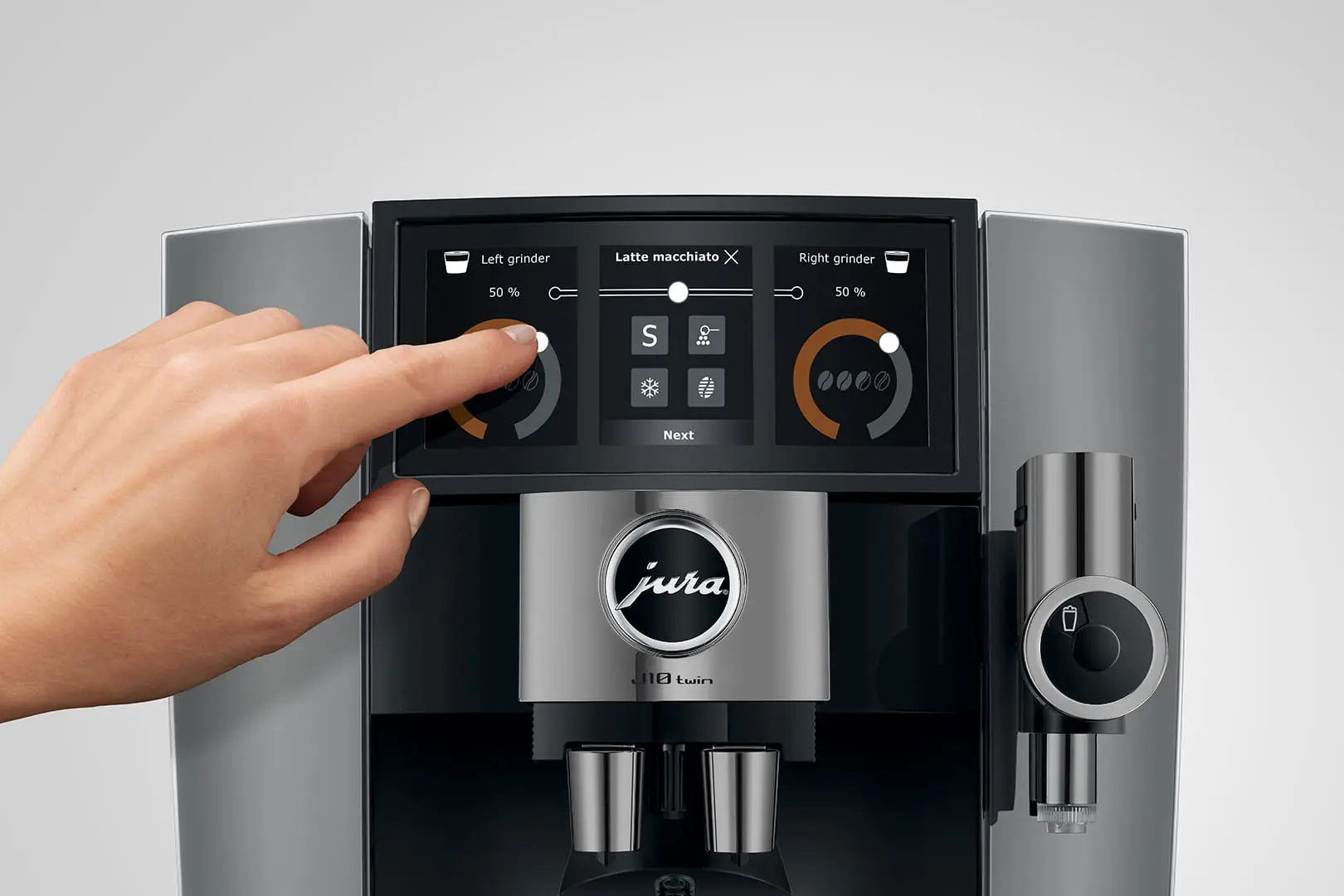 Jura J10 Twin Diamond Onyx EA koffiemachine met gratis proefpakket koffie - Afbeelding 8