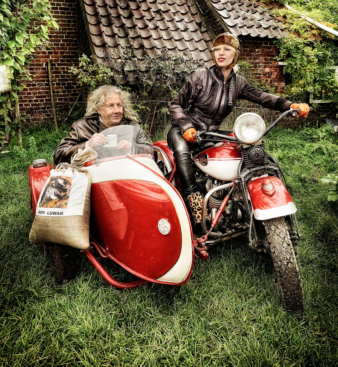 Panamarenko en Eveline Hoorens