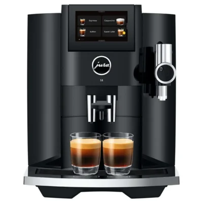 Jura S8 Piano Black EB koffiemachine met gratis proefpakket koffie
